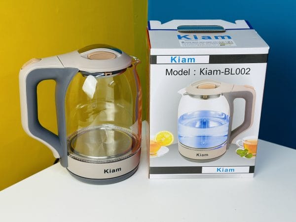 Kiam Electric Kettle BL002 Automatically turns Off – Automatic Over Heat Protection (1.8 L) - Image 2