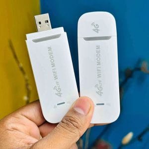 4G LTE WiFi Modem- Support All Bangladesh SIM Cards- White Color