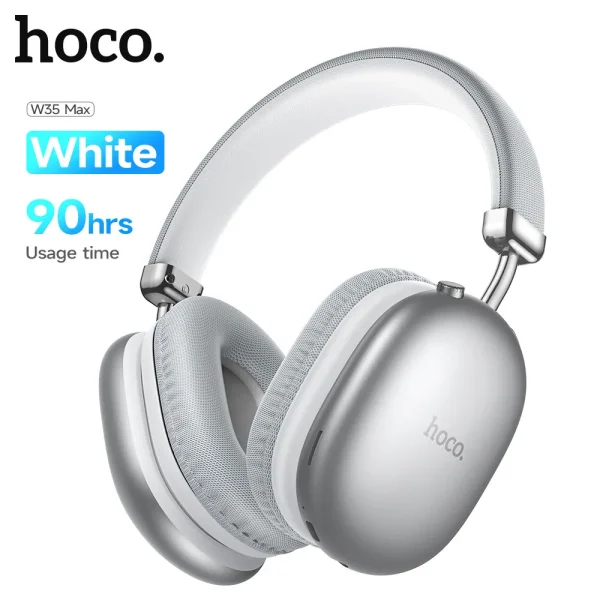 Hoco W35 Max Wireless Headphone- Silver Color