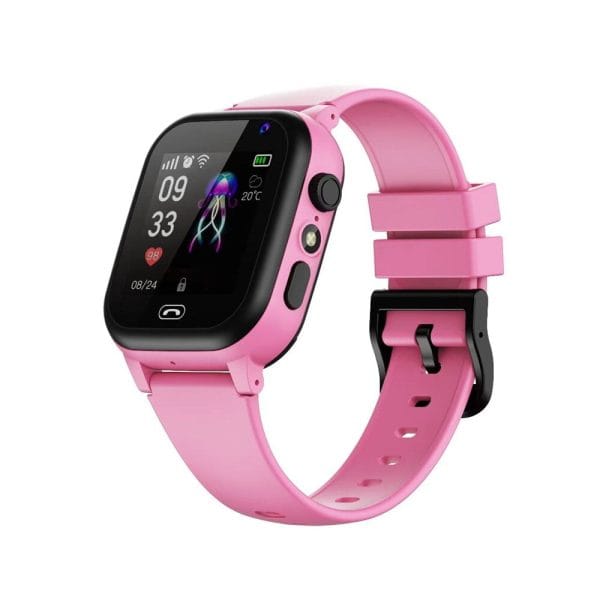 SIM Supported Kids Smart Watch (Smart2023 C005) – Pink Color - Image 2