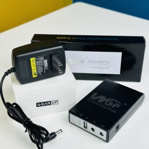 WGP mini UPS + GearUP Adapter Combo Pack (5/9/12V- 8800mAh + 12/3A)