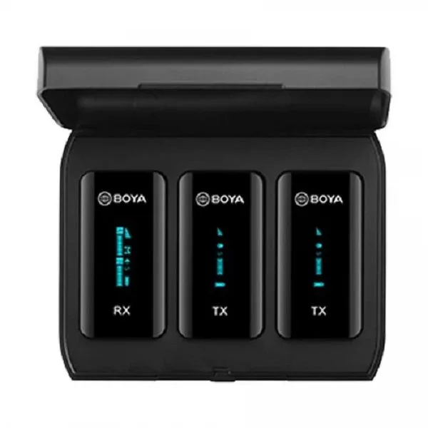 BOYA BY-XM6-K2 2.4GHz Ultra-Compact Wireless Microphone System Kit