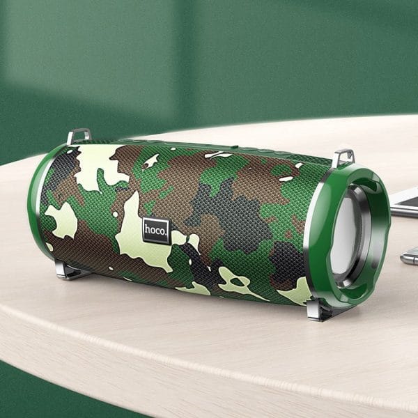 Hoco HC2 Xpress Bluetooth Speaker – Camouflage Green Color - Image 3