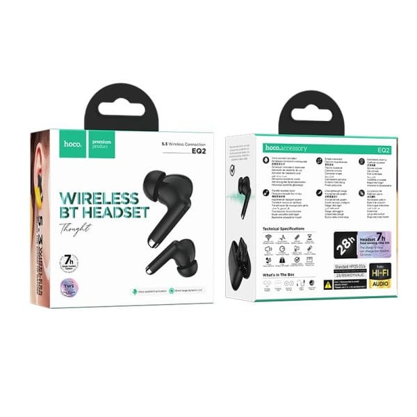 HOCO EW65 TWS Wireless Bluetooth Earbuds With Digital Display Power Sports Headset - Image 2