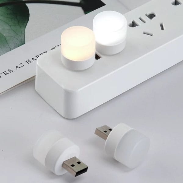 USB Mini LED Night Light (5pcs Pack, Warm) - Image 2