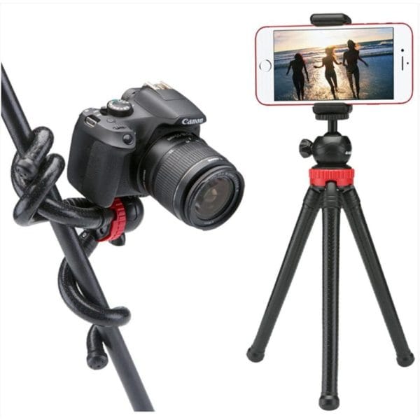 Octopus Tripod With Ball Head- Best For DSLR Or Smartphone Vlogging & Table Stand - Image 3