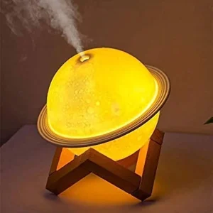 Portable Colorful Ambient Light Planet Humidifier 200ml