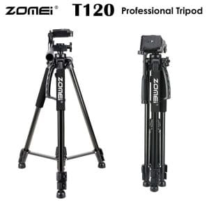 Zomei T120 Mobile & DSLR Tripod-Professional Series Without Mobile Holder