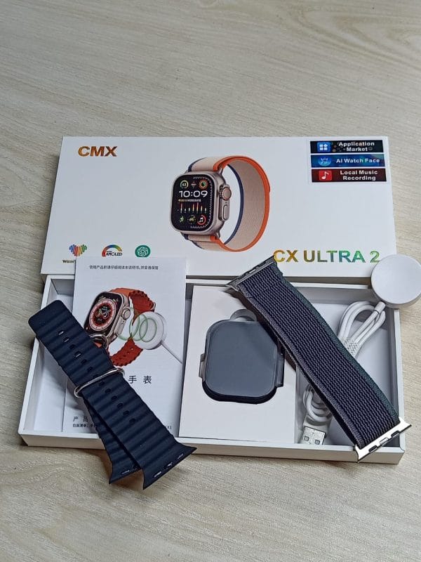 CMX CX Ultra 2 Amoled Smartwatch – Black Color