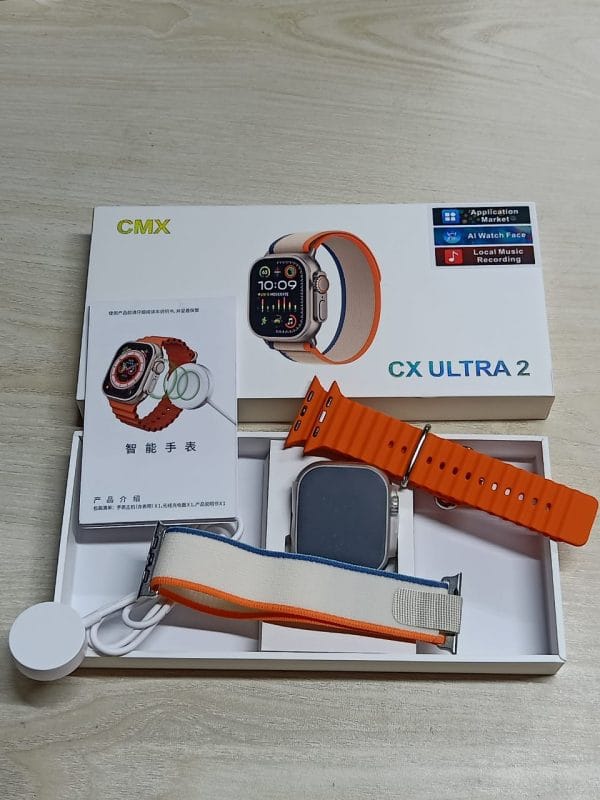 CMX CX Ultra 2 Amoled Smartwatch – Orange Color