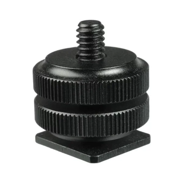 GearUP CM30 1-4 Inch (Full Metal) Double Nut Cold Shoe Mount for Camera