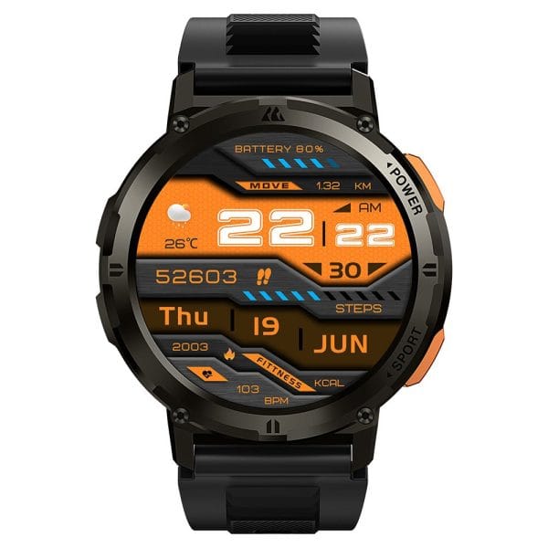 Kospet Tank T2 Smart Watch Special Edition – Black Color