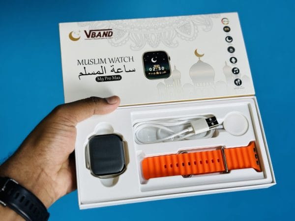 Muslim Smartwatch M9 Pro Max – Orange Color_Erameek