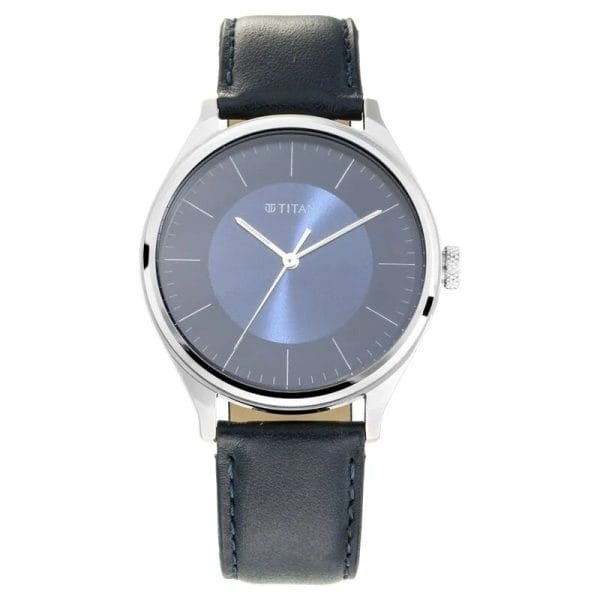 Titan Men’s Urban Edge Lustrous Blue Dial Leather(NP1802SL06) Watch