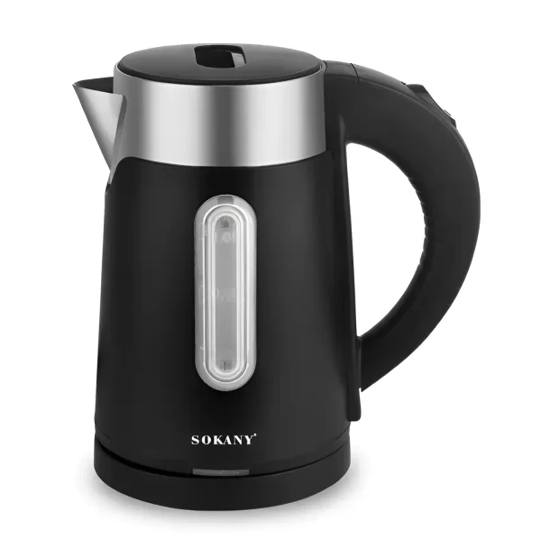 Sokany SK-0808 1L Electric Water Kettle – Random Color Black