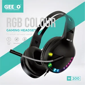 Geeoo H200 RGB Colour Gaming Headset