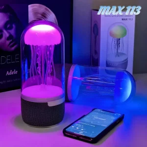 Creative Bluetooth Jellyfish Speaker with Colorful Octopus Lights