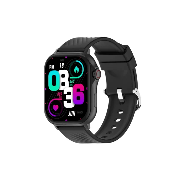 COLMI P82 Bluetooth Calling Smart Watch with Built-in GPS – Black - Image 2