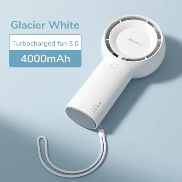 JISULIFE FA43 Handheld Turbo Fan 4000mAh White Color