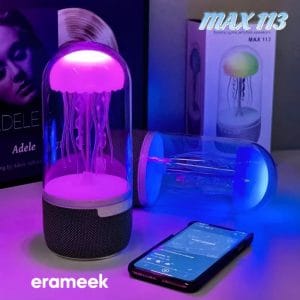 MAX 113 Creative Bluetooth Jellyfish Speaker with Colorful Octopus Lights